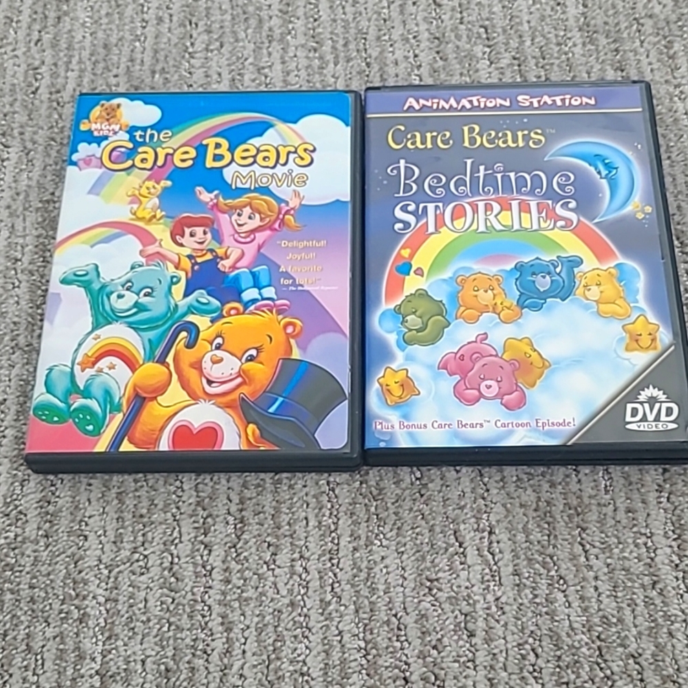 2 Care Bears DVDs (1980's Care Bears)